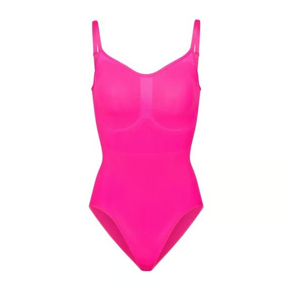 SKIMS Sculpting Bodysuit W Snaps Flamingo - L/XL - Picture 1 of 4